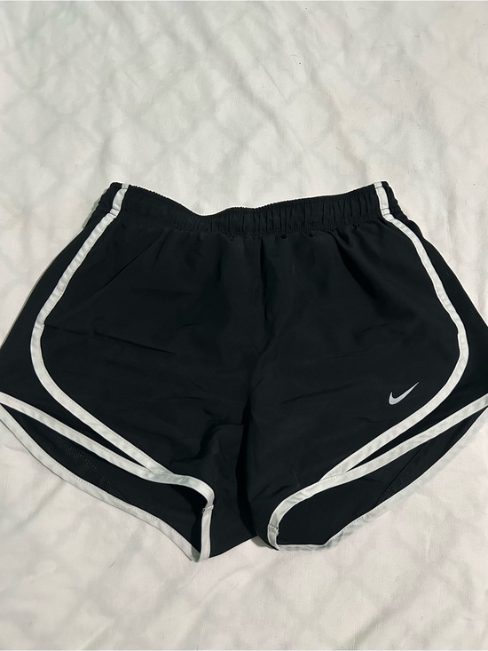 Nike Pants - Nike Women’s Black Athletic Shorts with White Piping